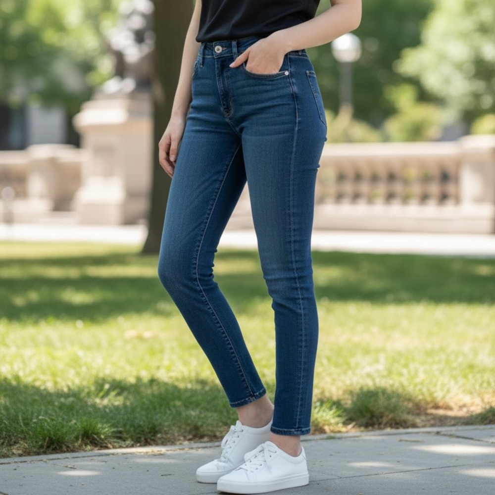 Abercrombie & Fitch woman’s the super skinny high rise Jean size 29 crop